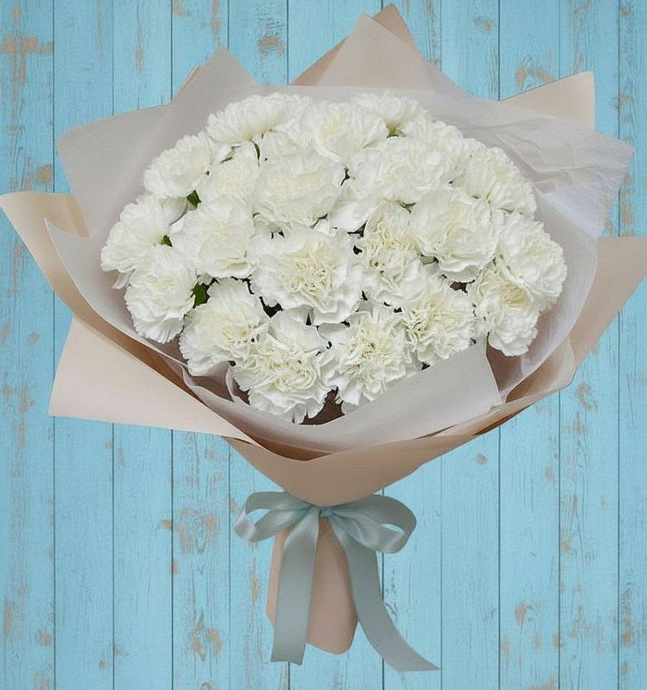 Букет цветов из: Гвоздики в Джалиле