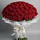 Букет 101 Красная роза Блэк Мэджик в Джалиле