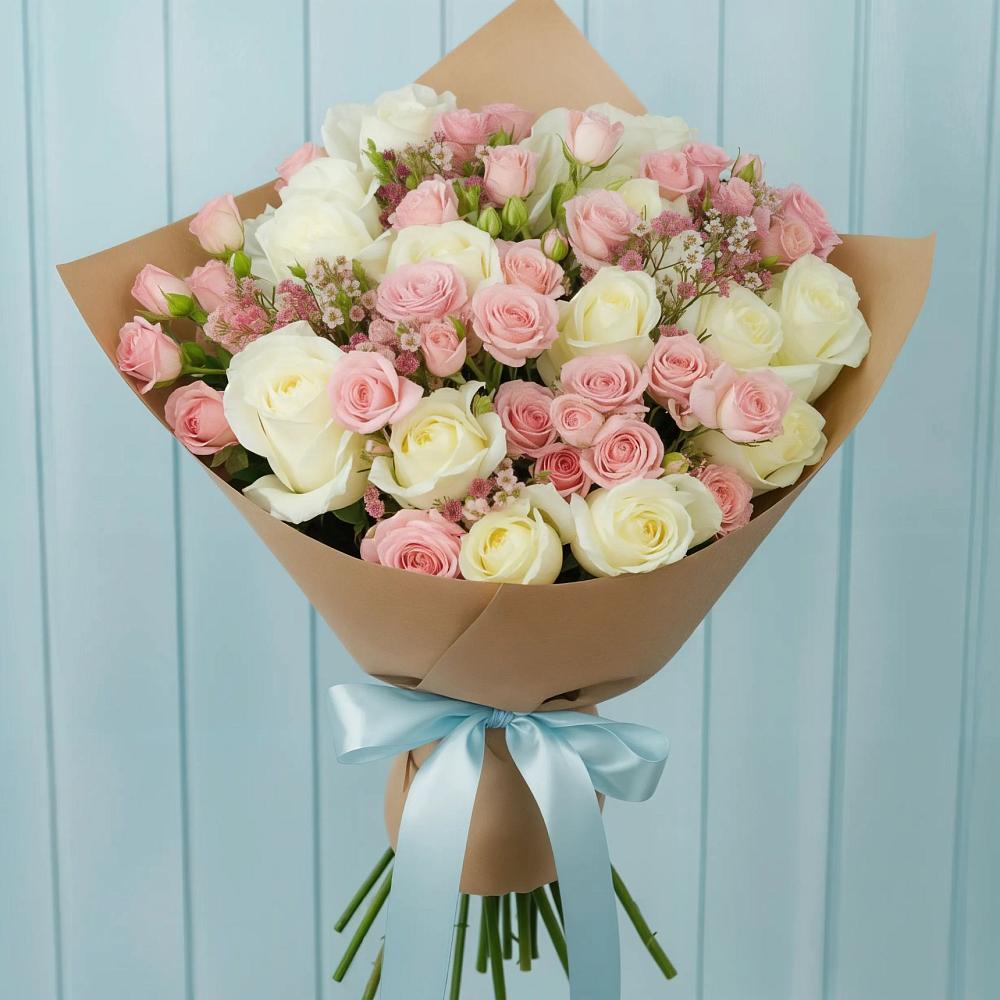 Букет цветов из: Розы в Джалиле