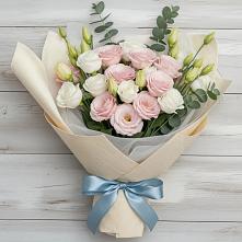 Букет цветов из:  Лизиантусы в Джалиле