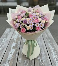 Букет цветов из:  Розы и Хризантемы в Джалиле