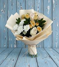 Букет цветов из:  Розы и Хризантемы в Джалиле