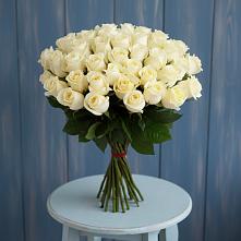 Букет 51 Белая роза Эдлесс Лав #REPLACE_PRED# Джалиле