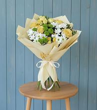 Букет цветов из:  Хризантемы и Розы в Джалиле