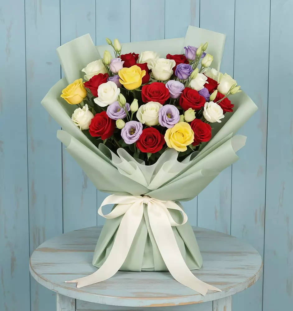 Букет цветов из: Розы в Джалиле