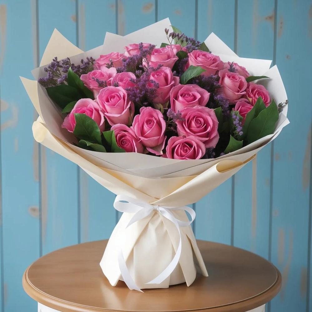 Букет цветов из: Розы в Джалиле