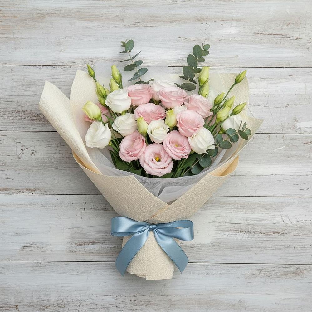 Букет цветов из: Лизиантусы в Джалиле